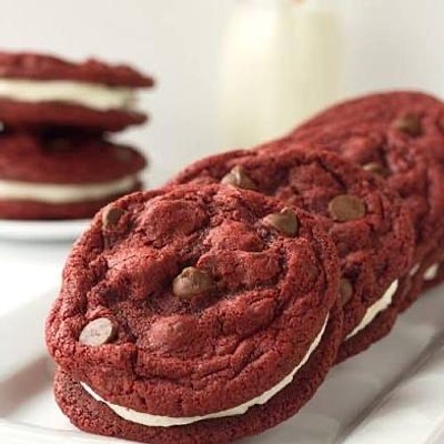 Dozen Red Velvet Cookie Sandwiches 