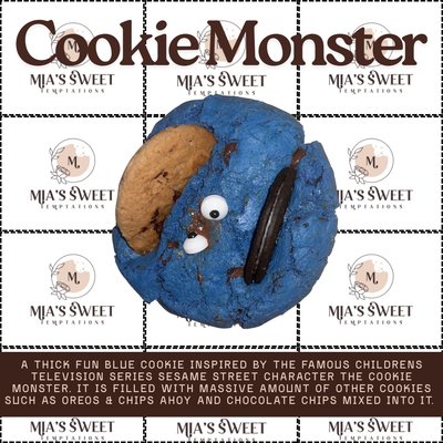 Cookie Monster (Oreos & Chips Ahoy Chocolate Chip Cookie)