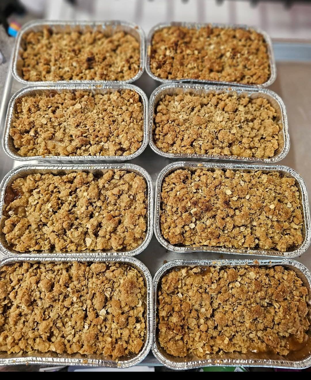 Apple crisp mini pan