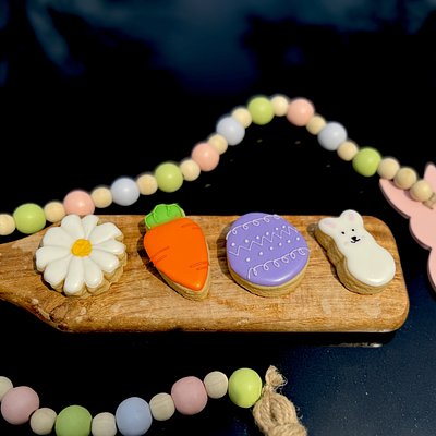 Mini Decorated Sugar Cookies 