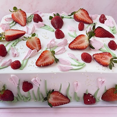 1/4 Sheet Cake-rectangle Shape (25 People)
