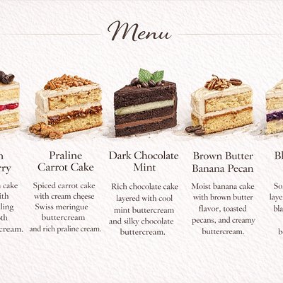 Spring Cake tasting box