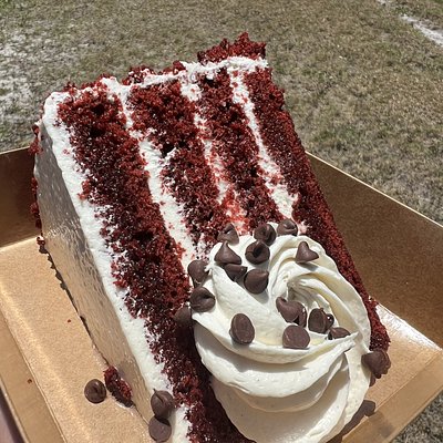 Red Velvet Cake Slice 