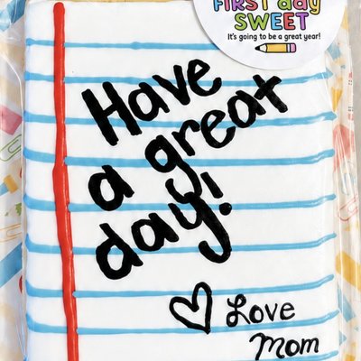 First Day Cookie - Customizable 