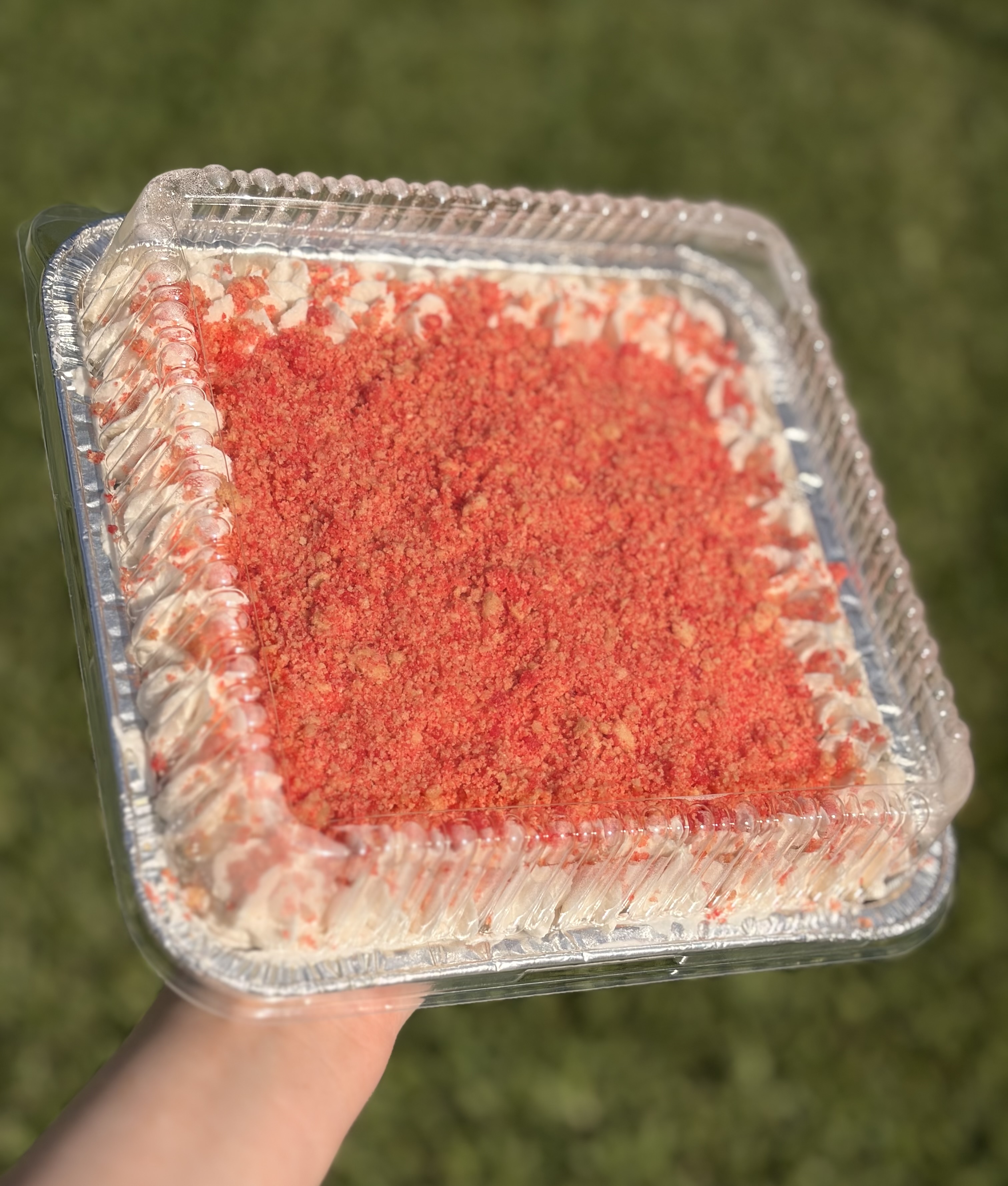 Strawberry Crunch Tres Leches Cake (8x8 Pan)