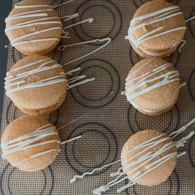 Peaches And Cream Macarons Box