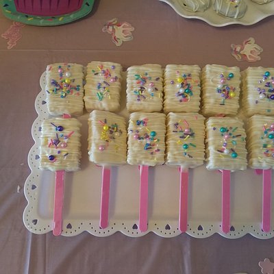 Chocolate Covered Rice Krispie Treats 