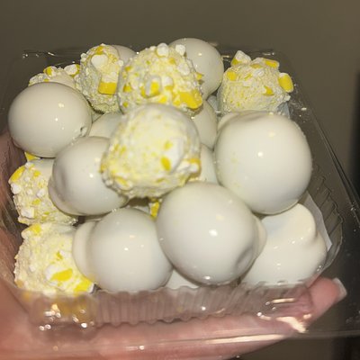 Piña Colada Flavored Candied Grapes 