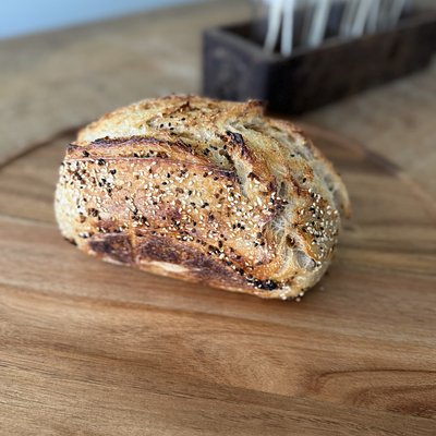 Organic Everything But The Bagel Sourdough Loaf