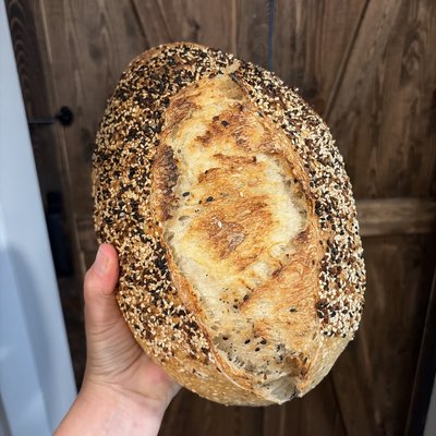 Sourdough Everything Bagel Loaf