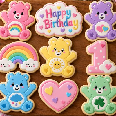 Care Bears Birthday Party Cookies? 