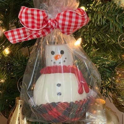 Frosty the snowman Chocolate bomb