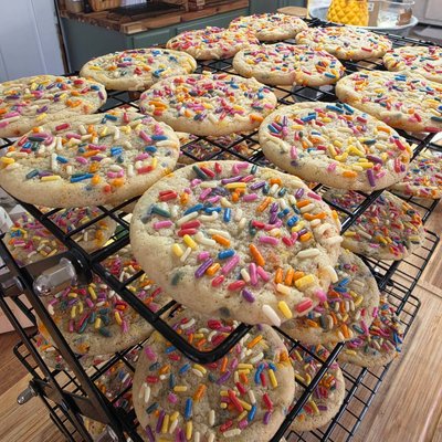 Sourdough Confetti Sugar Cookies