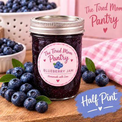 Blueberry Jam (Half - Pint)