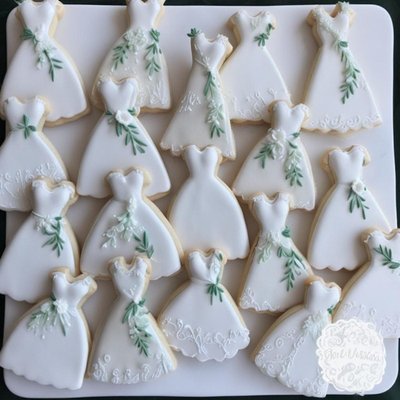 Wedding Dresses Cookies