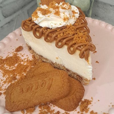 Cookie Butter Cheesecake Slice