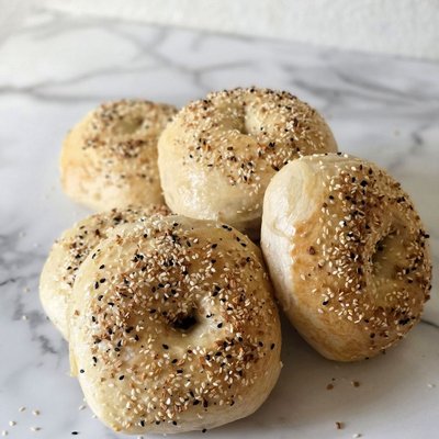 Sourdough Bagels