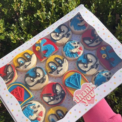 Mini White Chocolate Sugar Cookies