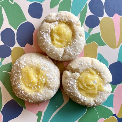 Lemon Thumbprint Cookie (Dozen)