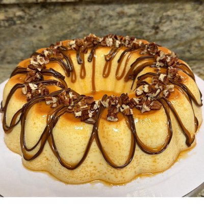 Dulce De Leche, Nutella, Pecan Flan