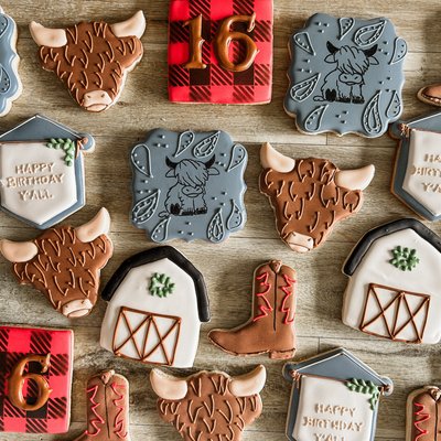Custom Sugar Cookies- Deluxe- Top Tier