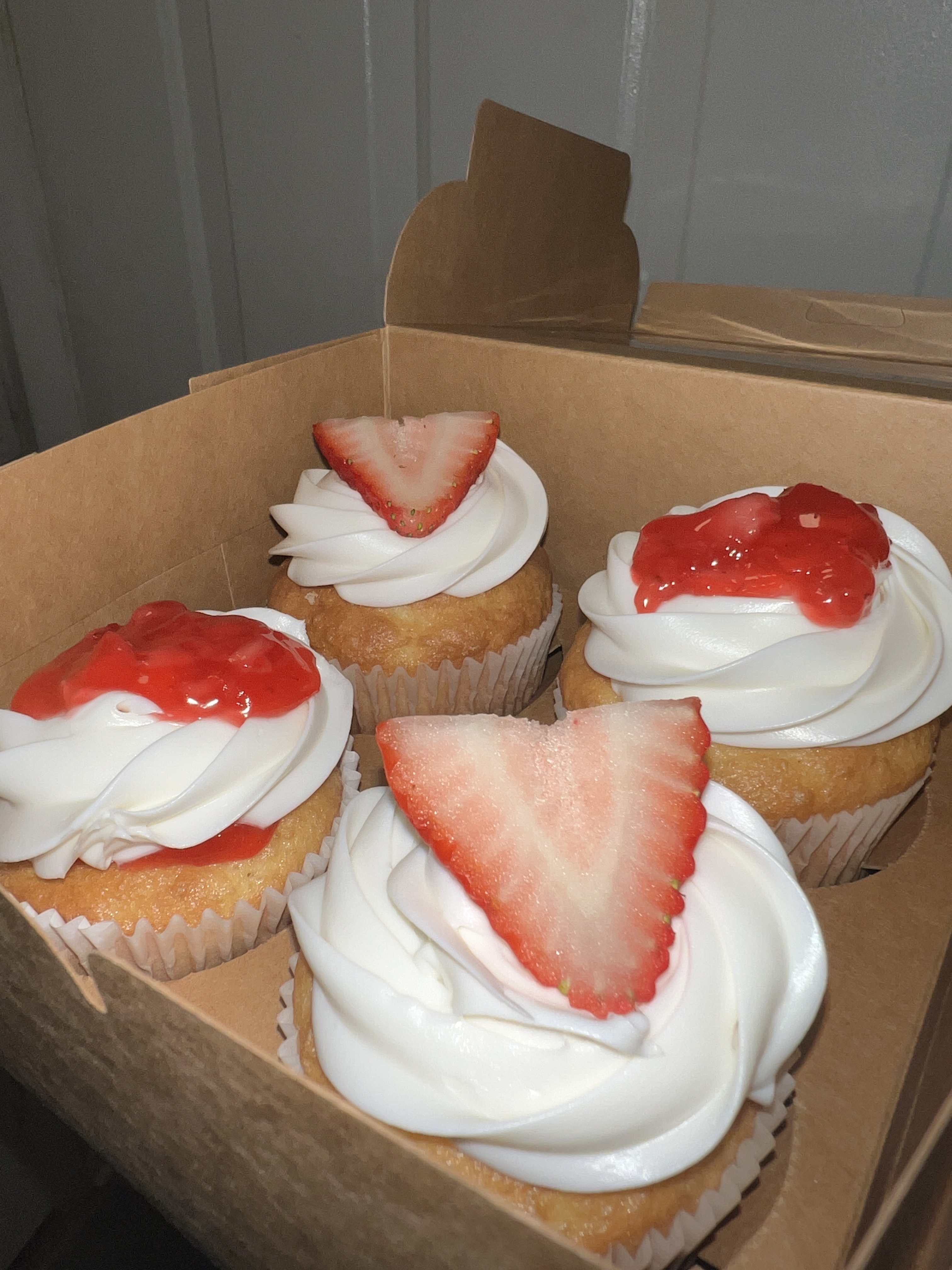 Strawberry Shortcake Cupcakes
