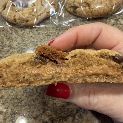 Stuffed Biscoff Cookie Butter Chocolate Chip