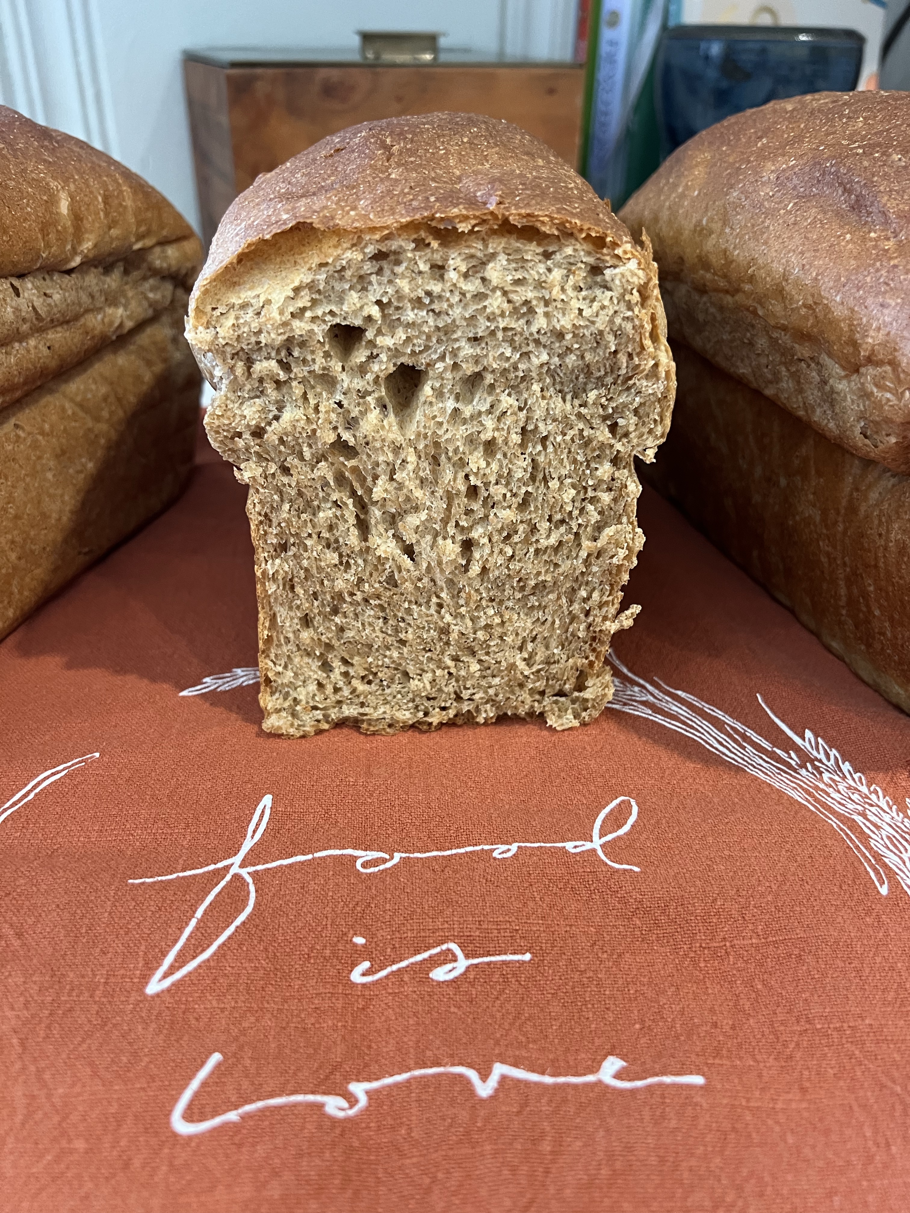 Slightly Sweet Whole Wheat REAL Bread - 1 lb Loaf