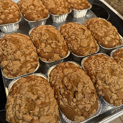 Cinnamon Pumpkin Streusel Bread 