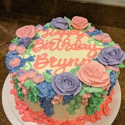 'FLOWER power' Cake