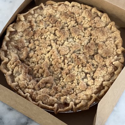 Dutch Apple Crumble Pie 9”