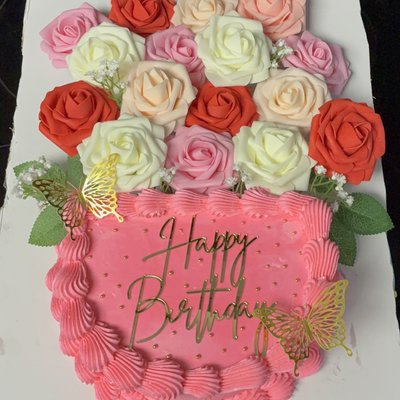 Floral Cake Box
