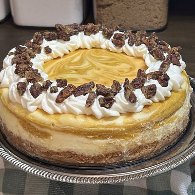 Pumpkin Swirl Cheesecake 