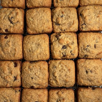 Gluten Free Banana Squares