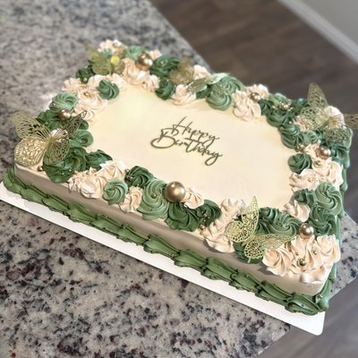 1/2 Sheet Cake