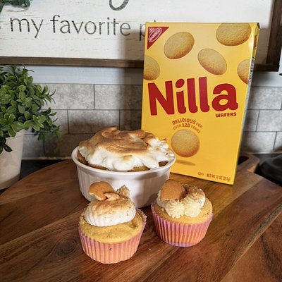 Banana Pudding Cupcake