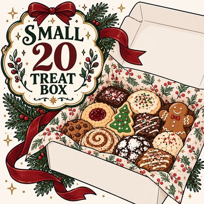 Small Christmas Treat Box – 20 Treat Selections