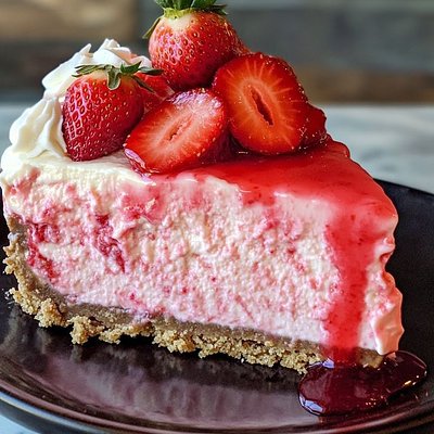 Gourmet Strawberry Cheesecake 