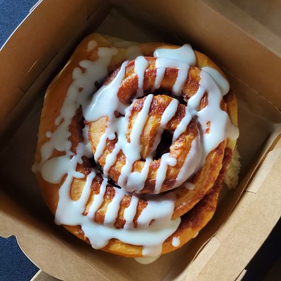 Jumbo Sourdough Cinnamon Roll