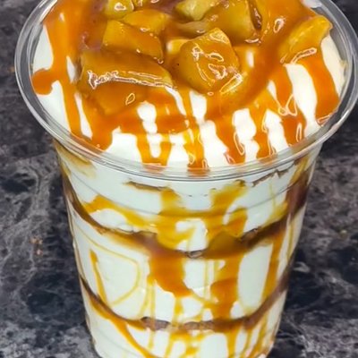 Carmel Apple Biscoff Cheesecake Cup 