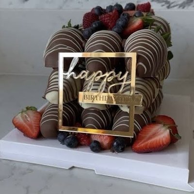 DIPPED STRAWBERRY  TOWER