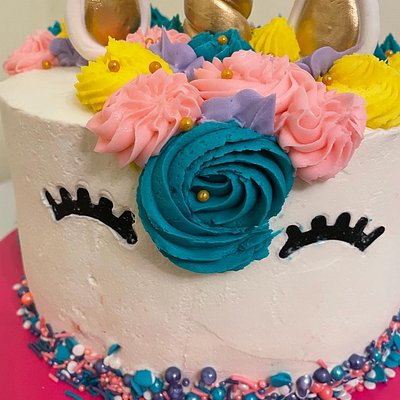 Unicorn Themed Cake
