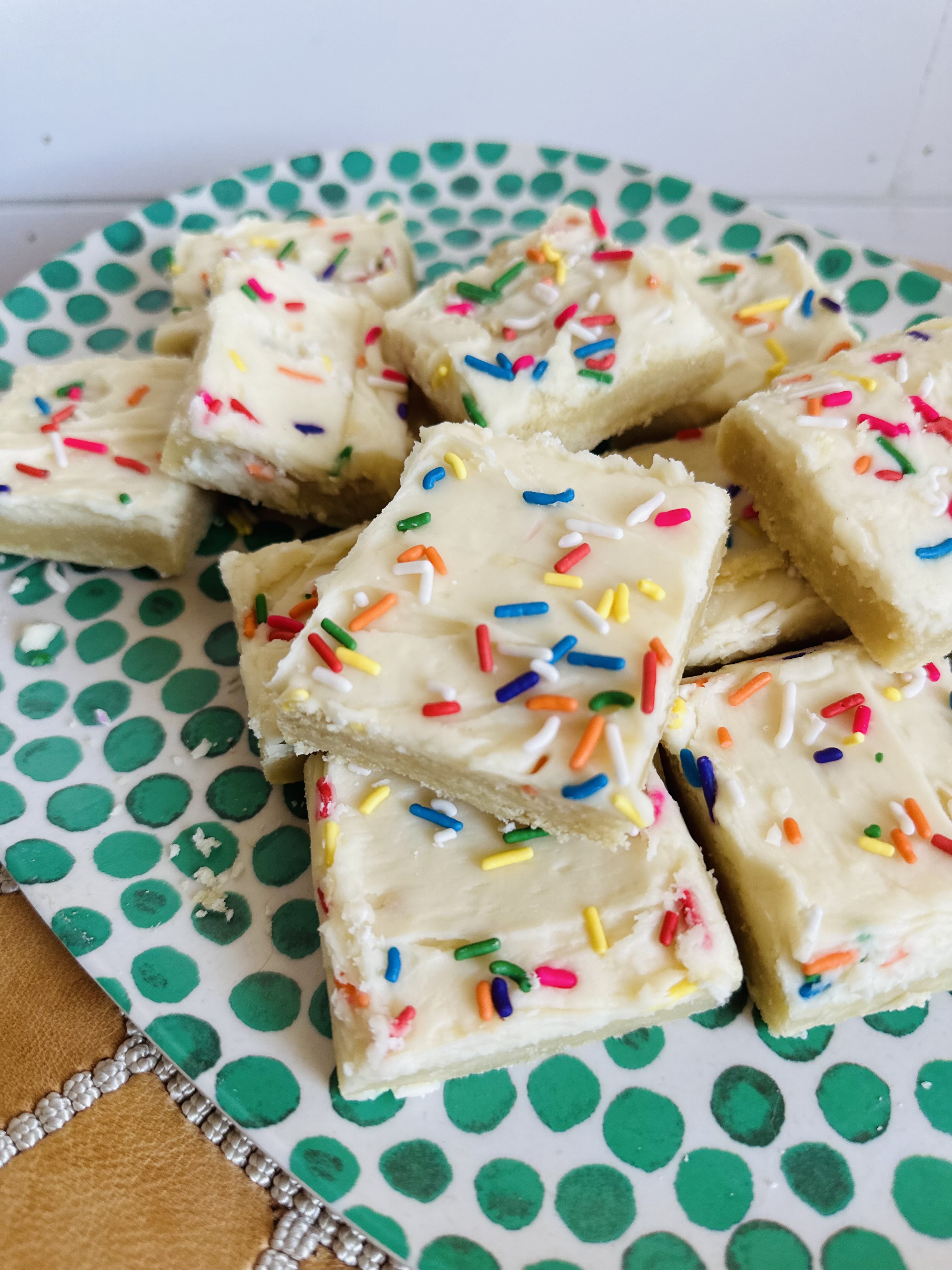 Frosted Sugar Cookie Bars 