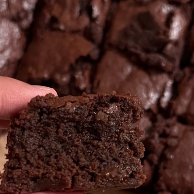 Big Sourdough Discard Brownie 