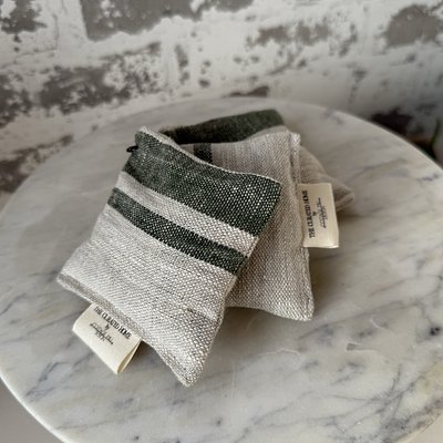 Pure Belgium Linen Lavender Sachet Set Of 3