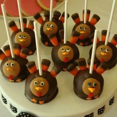 Dozen - Turkey Cake Pops 