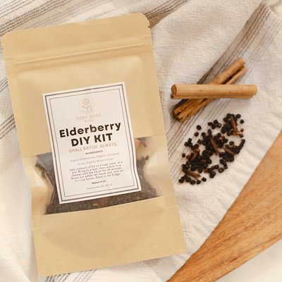 Organic Elderberry Syrup DIY Kit 16oz 