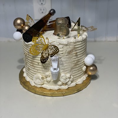 Liquor Dispenser Cake