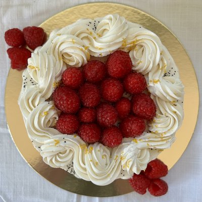 6”, 2-layer cake