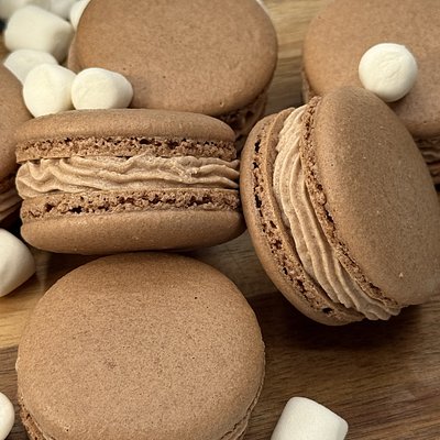 Hot Chocolate Macarons